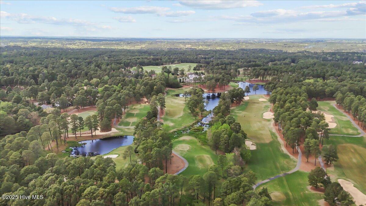 An arial image of the golf course at Forest Creek Golf Course